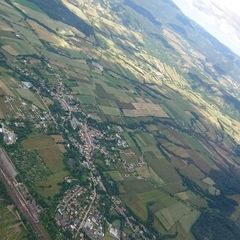Flugwegposition um 13:12:32: Aufgenommen in der Nähe von Gmina Międzylesie, Polen in 1573 Meter